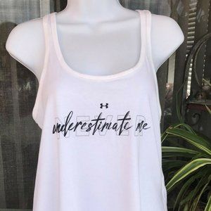 Under Armour HeatGear Womens Tank Top Cross Back NWT
